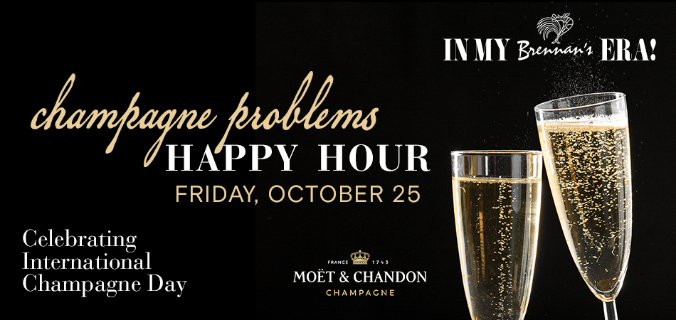 Promotional Image for Champagne Problems Happy Hour